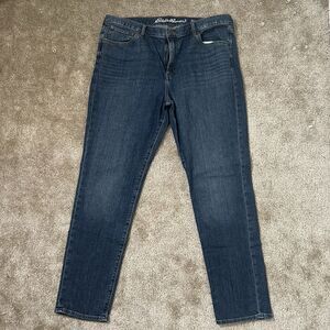 Eddie Bauer Womens Boyfriend Jeans Size 14 Denim Casual Basic Normcore